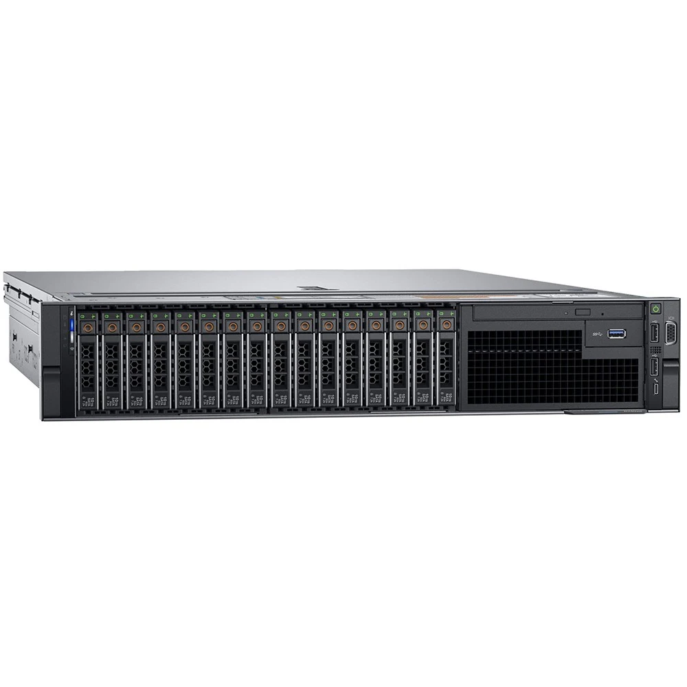 Сервер Dell PowerEdge R740 210-AKXJ-318 2U Rack, Xeon Gold 5118, 2300 МГц, 12, 16.5, 2 x 32 ГБ, SFF 2.5", 16, 16x 1.92 ТБ