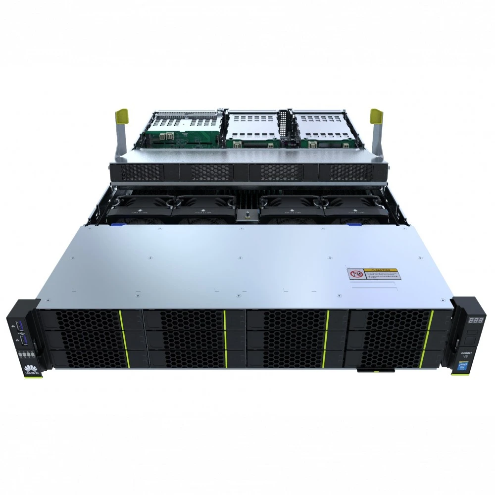 Сервер Huawei 2288H V5 02311XBL 2U Rack, Xeon Gold 5218, 2300 МГц, 16, 22, 8 x 64 ГБ, LFF 3.5", 8, 6x 1.2 ТБ, 8x 12 ТБ