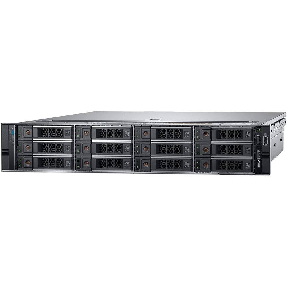 Сервер Dell PowerEdge R740XD 210-AKZR-161 2U Rack, Xeon Silver 4114, 2200 МГц, 10, 13.75, 2 x 32 ГБ, LFF 3.5", 12