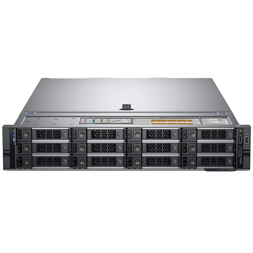 Сервер Dell PowerEdge R740XD 210-AKZR-161 2U Rack, Xeon Silver 4114, 2200 МГц, 10, 13.75, 2 x 32 ГБ, LFF 3.5", 12