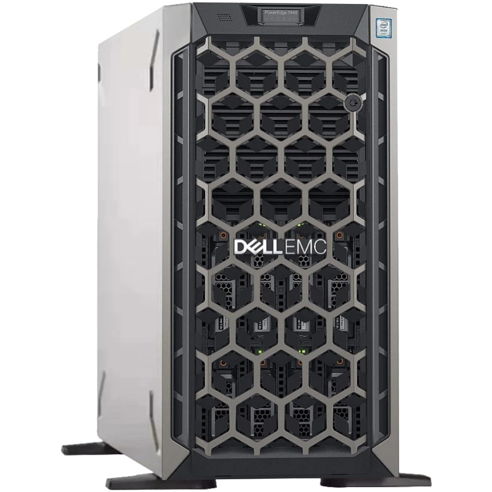 Сервер Dell PowerEdge T440 210-AMEI-059 Tower, Xeon Silver 4208, 2100 МГц, 8, 11, 1 x 16 ГБ, LFF 3.5", 8, 1x 4 ТБ