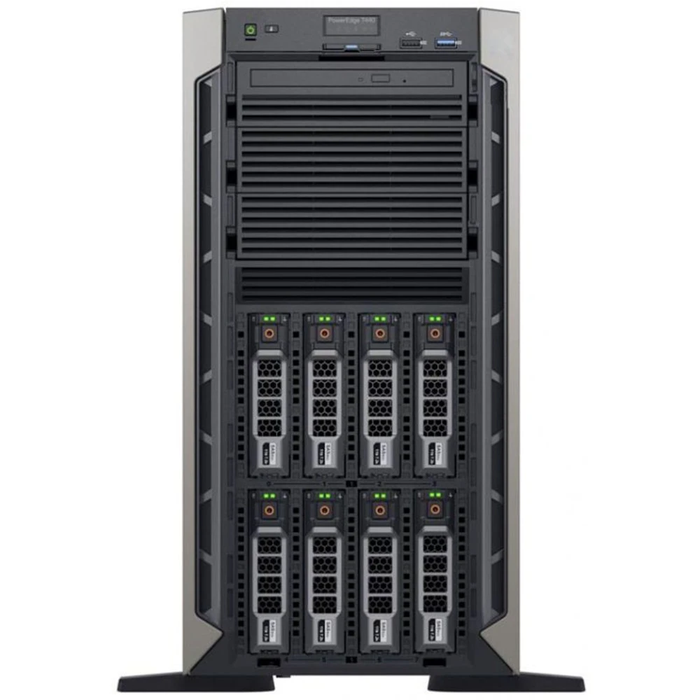 Сервер Dell PowerEdge T440 210-AMEI-059 Tower, Xeon Silver 4208, 2100 МГц, 8, 11, 1 x 16 ГБ, LFF 3.5", 8, 1x 4 ТБ