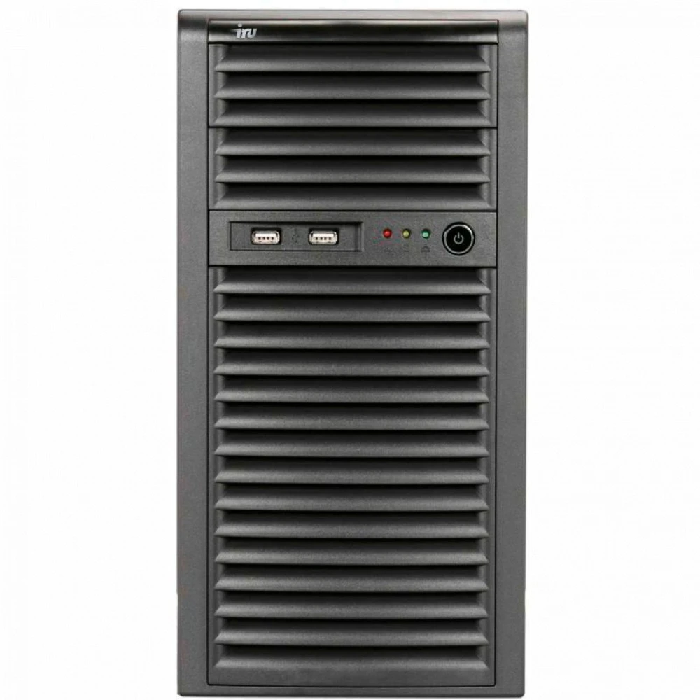 Сервер iRU Rock S9104E 1487603 Tower, Xeon E-2224, 3400 МГц, 4, 8, 2 x 8 ГБ, LFF 3.5", 4, 1x 256  ГБ