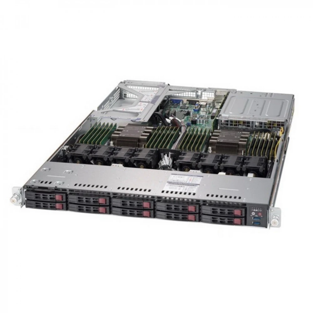 Серверная платформа Supermicro SYS-1029U-TR4 1U Rack (1U)
