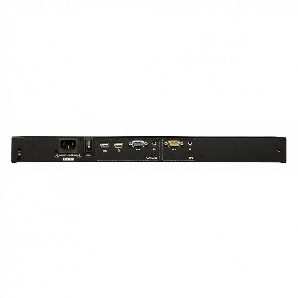 KVM-переключатель ATEN Ultra Short Depth Single Rail WideScreen LCD Console CL3100NX-ATA-RG