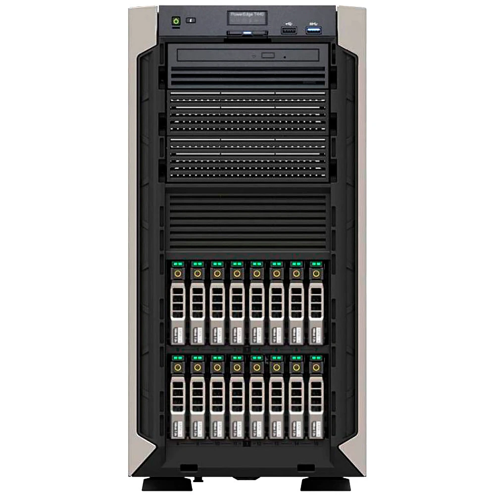 Сервер Dell PE T440 16B 210-ANMM-002 Tower, Xeon Silver 4114, 2200 МГц, 10, 13.75, 4 x 32 ГБ, SFF 2.5", 16, 1x 1.8 ТБ