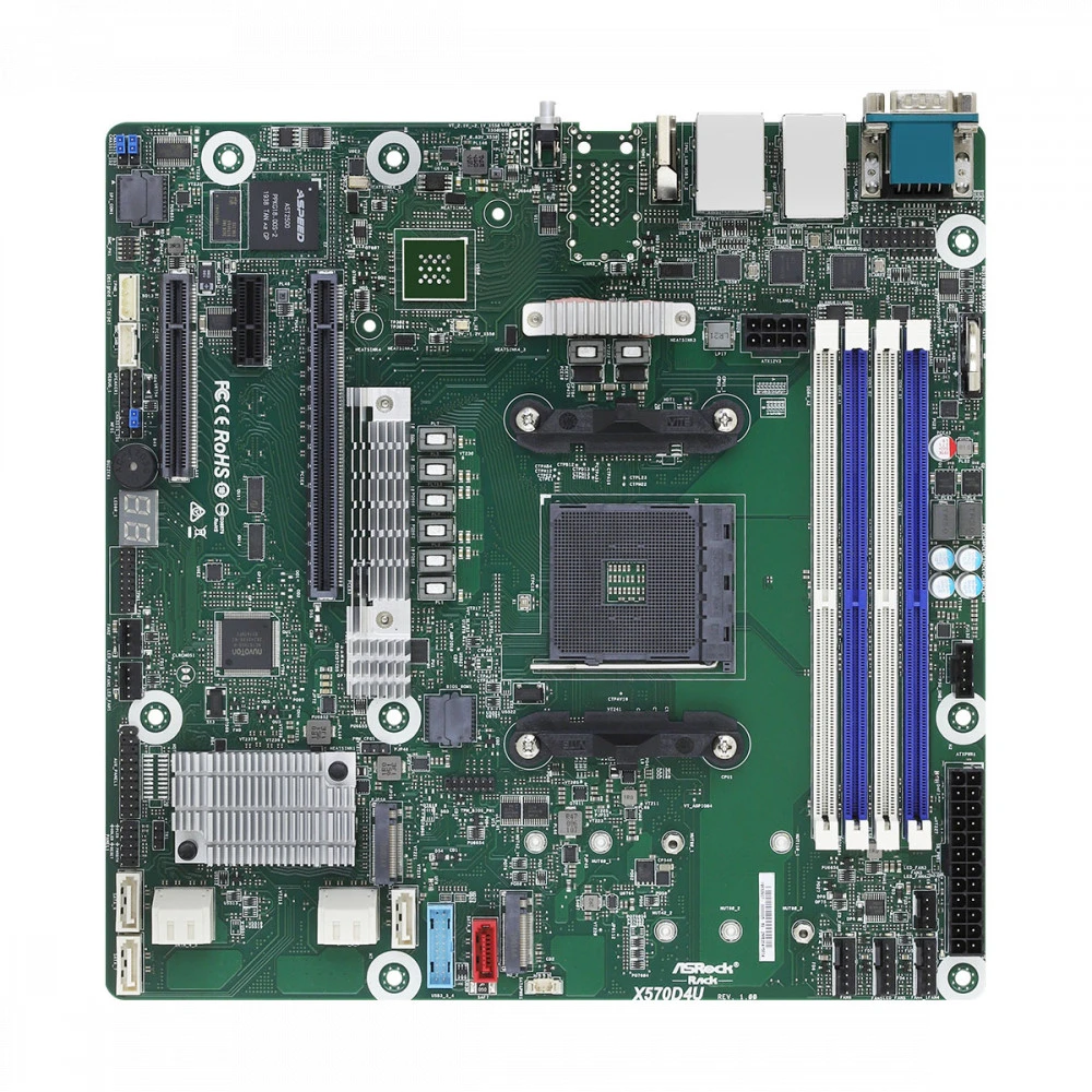 Серверная материнская плата ASRock X570D4U