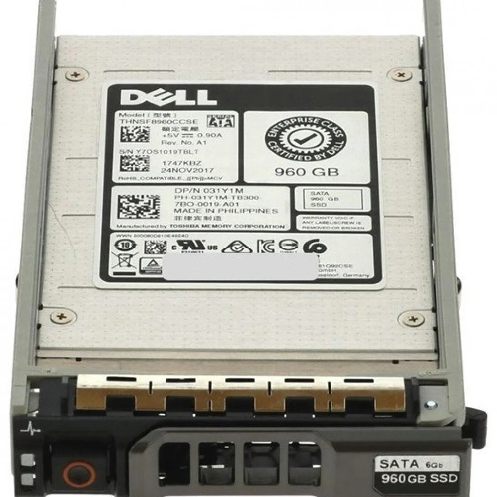Серверный жесткий диск Dell 345-BDRK 2,5 SFF, 960 ГБ, SATA