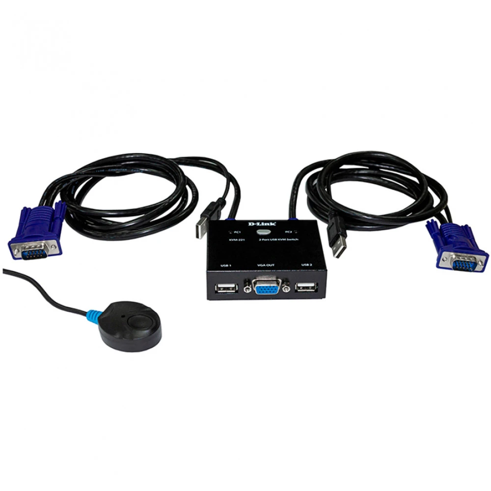 KVM-переключатель D-link KVM-221/C1A
