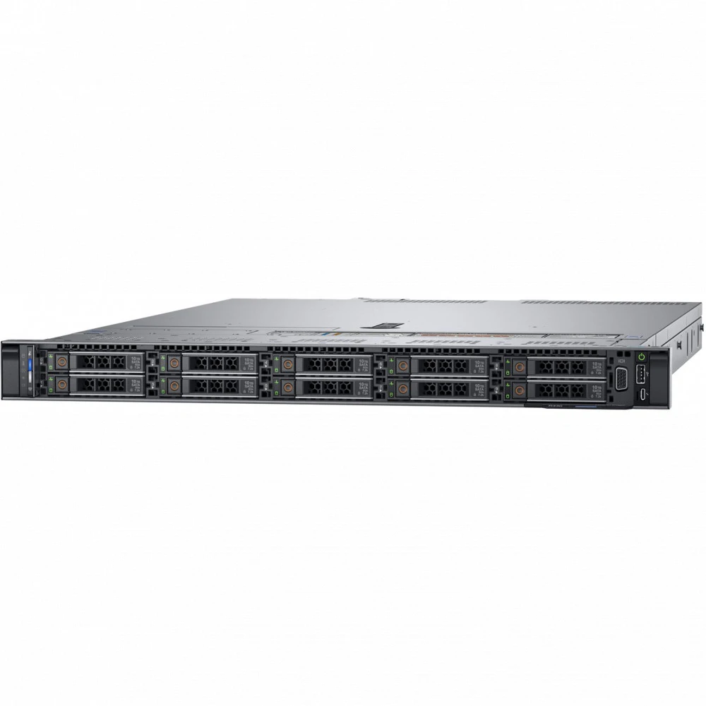 Сервер Dell PowerEdge R440 210-ALZE. 1U Rack, Xeon Silver 4216, 2100 МГц, 16, 22, 2 x 16 ГБ, SFF 2.5", 10, 1x 2.4 ТБ