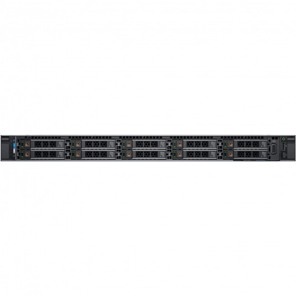 Сервер Dell PowerEdge R440 210-ALZE. 1U Rack, Xeon Silver 4216, 2100 МГц, 16, 22, 2 x 16 ГБ, SFF 2.5", 10, 1x 2.4 ТБ