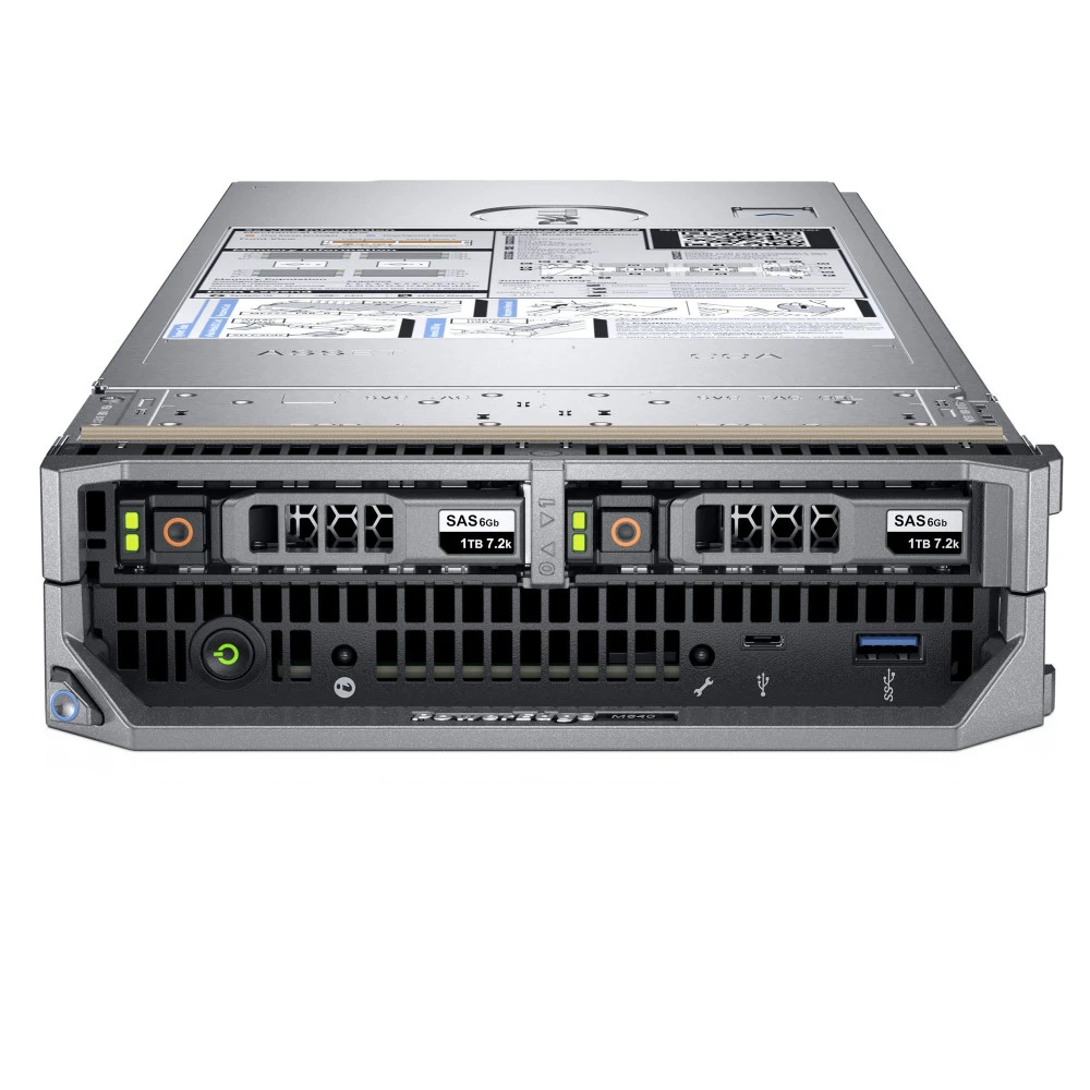 Сервер Dell PowerEdge M640 210-ALTL-31 Blade, Xeon Silver 4215, 2500 МГц, 8, 11, 16 x 32 ГБ, SFF 2.5", 2, 2x 600 ГБ