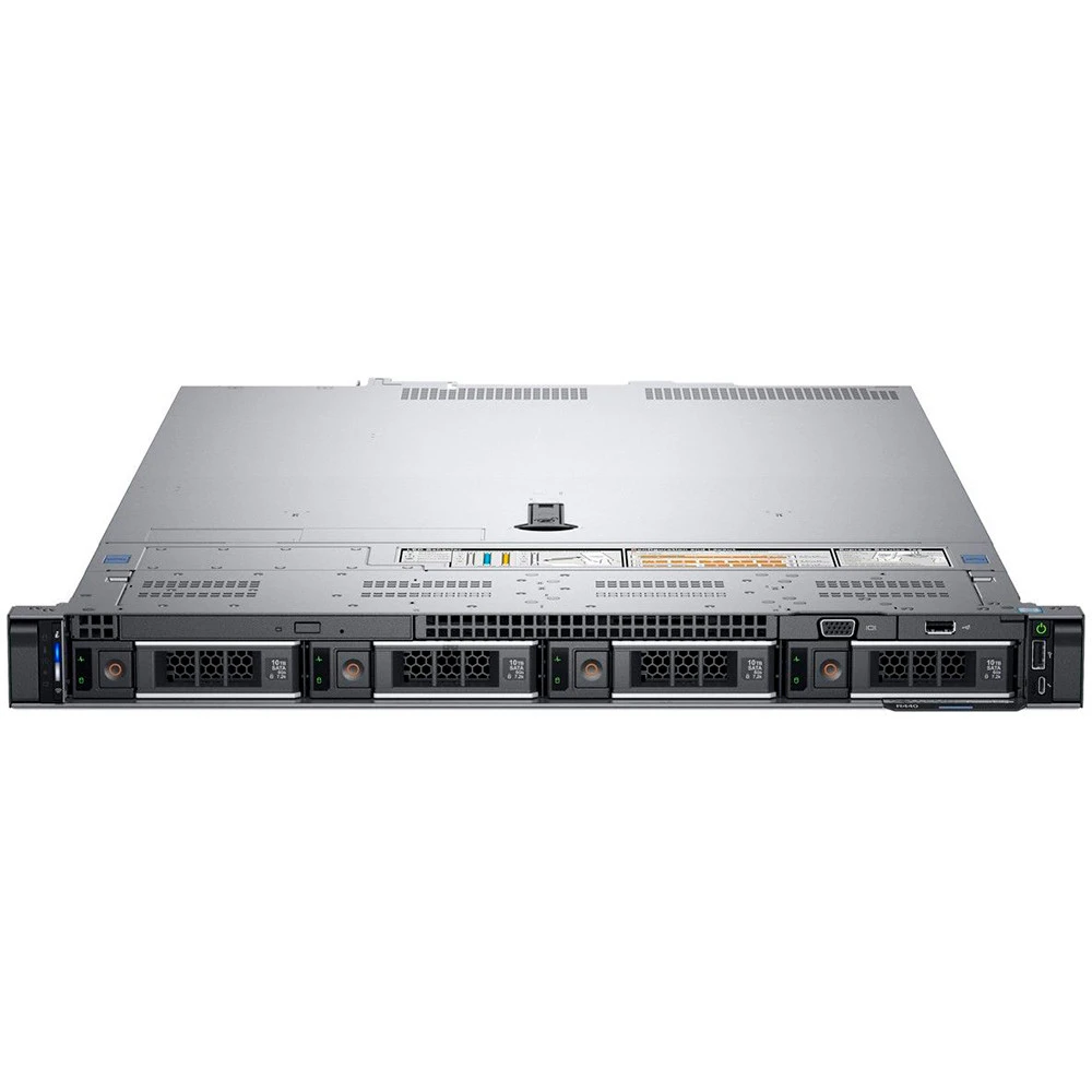 Сервер Dell PowerEdge R440 PER440RU1-8 1U Rack, Xeon Gold 5222, 3800 МГц, 4, 16.5, 2 x 16 ГБ, LFF 3.5", 4, 2x 240 ГБ