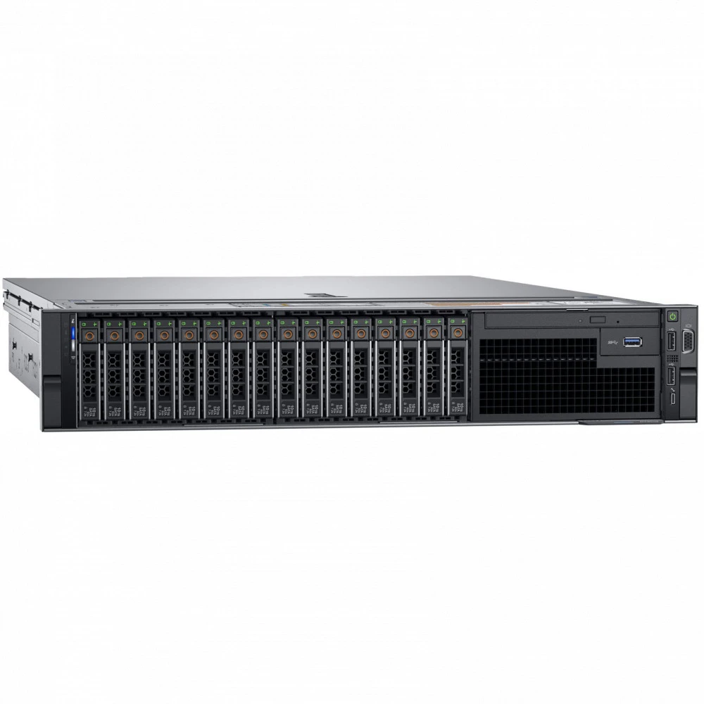 Сервер Dell PowerEdge R740 PER740RU3-53 2U Rack, Xeon Gold 5217, 3000 МГц, 8, 11, 2 x 64 ГБ, SFF 2.5", 16, 3x 1.92 ТБ