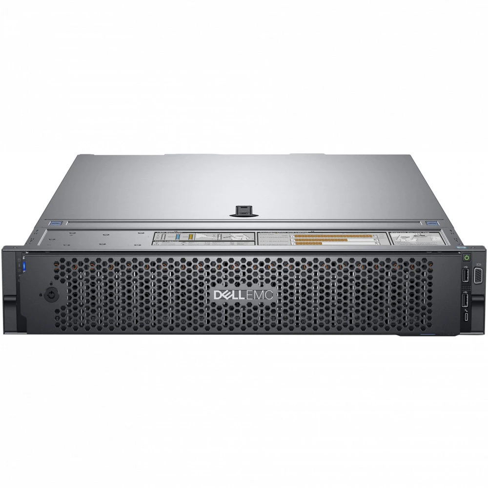 Сервер Dell PowerEdge R740 PER740RU1-34 2U Rack, Xeon Gold 6246, 3300 МГц, 12, 24.75, 4 x 32 ГБ, SFF 2.5", 8, 3x 1.92 ТБ, 1x 1.6 ТБ