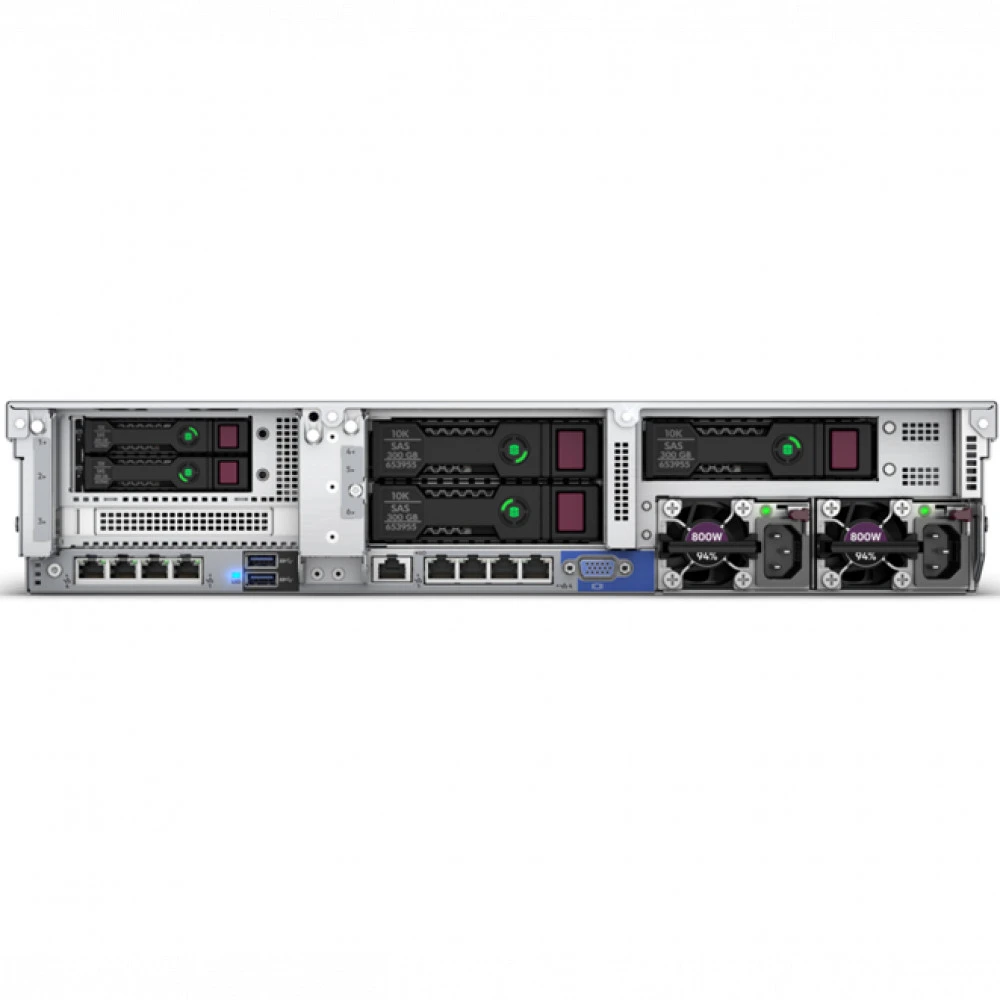 Сервер HPE ProLiant DL380 Gen10 P19720-B21-A006 2U Rack, SFF 2.5", 8