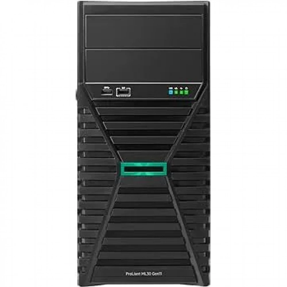Сервер HPE ProLiant ML30 Gen11 P71385-425 Tower, Xeon E-2414, 2600 МГц, 4, 12, 1 x 32 ГБ, LFF 3.5", 8, 2x 1 ТБ