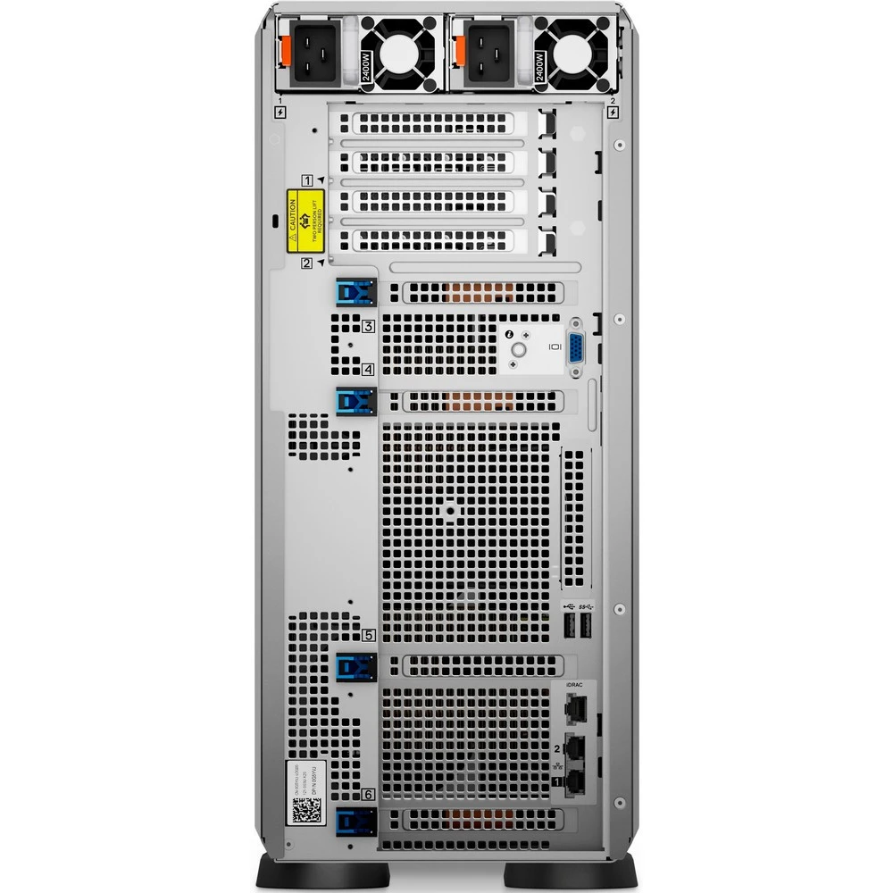 Сервер Dell PowerEdge T550 210-BBRX Tower, Xeon Silver 4309Y, 2800 МГц, 8, 12, 1 x 16 ГБ, SFF 2.5", 8, 1x 480 ГБ