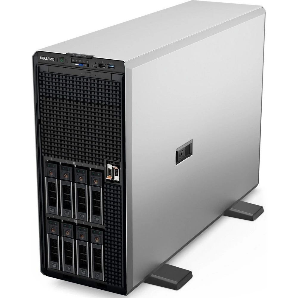 Сервер Dell PowerEdge T550 210-BBRX Tower, Xeon Silver 4309Y, 2800 МГц, 8, 12, 1 x 16 ГБ, SFF 2.5", 8, 1x 480 ГБ