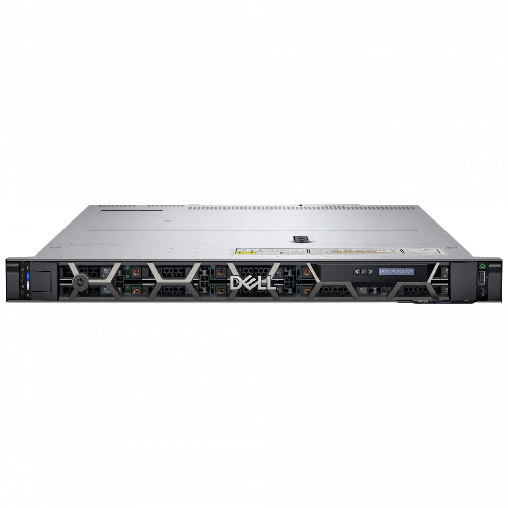 Сервер Dell PowerEdge R650xs 210-AZKL. 1U Rack, Xeon Gold 6326, 2900 МГц, 16, 24, 10 x 32 ГБ, SFF 2.5", 10, 1x 480 ГБ