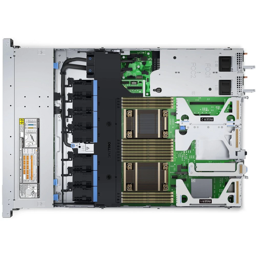 Сервер Dell PowerEdge R650xs 210-AZKL-4 1U Rack, Xeon Gold 5317, 3000 МГц, 12, 18, SFF 2.5", 10, 1x 480 ГБ