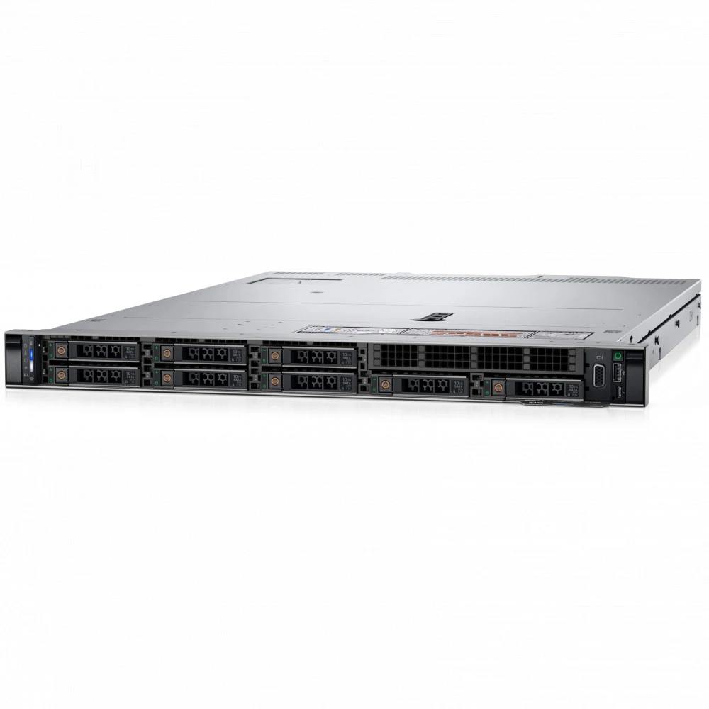 Сервер Dell PowerEdge R450 SFF 210-AZDS-A2 1U Rack, Xeon Silver 4309Y, 2800 МГц, 8, 12, 1 x 64 ГБ, SFF 2.5", 8, 1x 480 ГБ