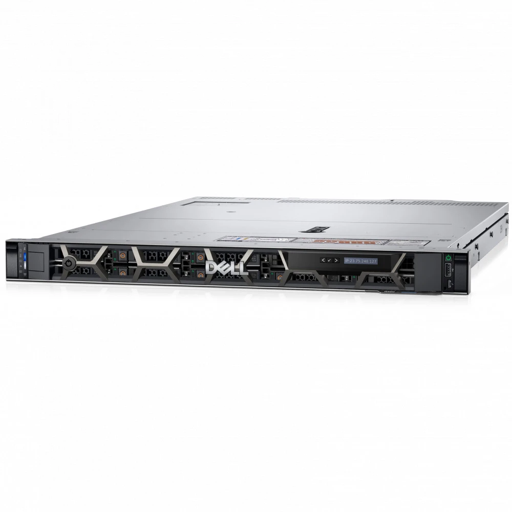 Сервер Dell PowerEdge R450 SFF 210-AZDS-A2 1U Rack, Xeon Silver 4309Y, 2800 МГц, 8, 12, 1 x 64 ГБ, SFF 2.5", 8, 1x 480 ГБ