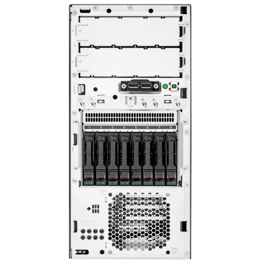 Сервер HPE ProLiant ML30 Gen10 Plus P44722-421 Tower, Xeon E-2314, 2800 МГц, 4, 8, 1 x 16 ГБ, SFF 2.5", 8