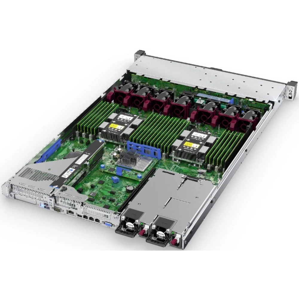 Сервер HPE ProLiant DL360 Gen10 P56955-B21 1U Rack, Xeon Silver 4208, 2100 МГц, 8, 11, 1 x 32 ГБ, SFF 2.5", 8