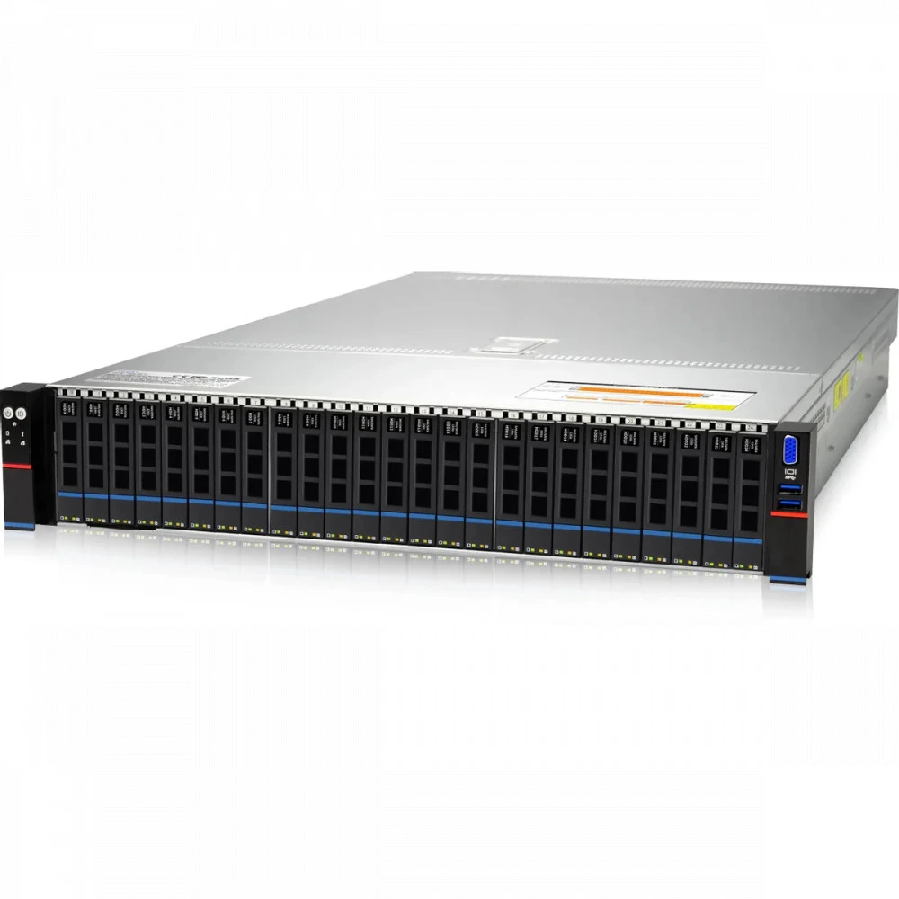 Сервер iRU Rock g2225p 2070150 2U Rack, Xeon Gold 6330, 2000 МГц, 28, 42, 4 x 64 ГБ, SFF 2.5", 27