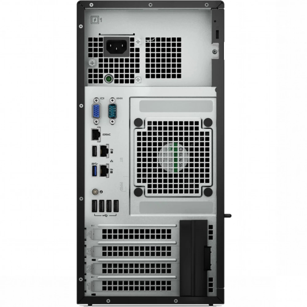 Сервер Dell PowerEdge T150 Server 210-BBSX. Tower, Xeon E-2324G, 3100 МГц, 4, 8, 1 x 16 ГБ, LFF 3.5", 4, 1x 480 ГБ
