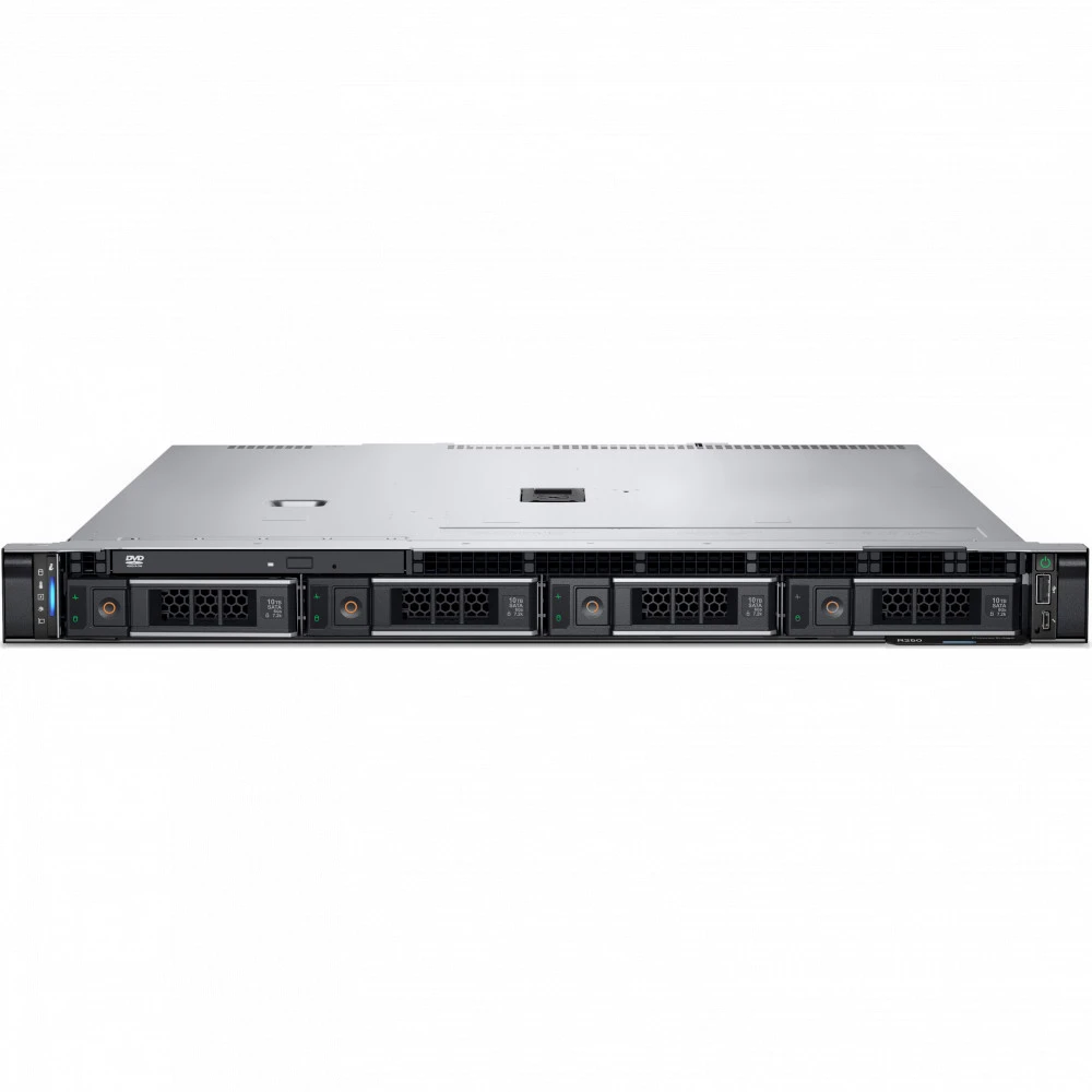 Сервер Dell PowerEdge R250 210-BBOP 1U Rack, Xeon E-2356G, 3200 МГц, 6, 12, 1 x 32 ГБ, LFF 3.5", 4, 1x 4 ТБ