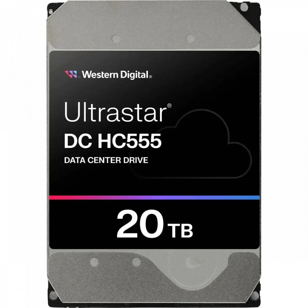 Серверный жесткий диск Western Digital Ultrastar DC HC555 WUH722020CLE604, 20ТБ 3,5 LFF, 20 ТБ, SATA
