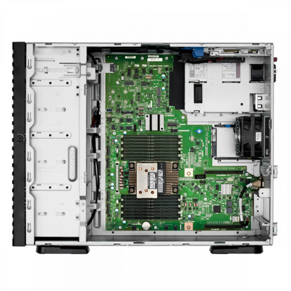 Сервер HPE ProLiant ML110 Gen11 P71659-425 Tower, Xeon Silver 4510, 2400 МГц, 12, 30, 2 x 32 ГБ, SFF 2.5", 16, 2x 480 ГБ