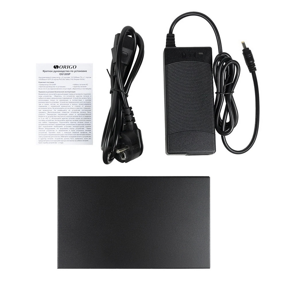 Коммутатор D-link Unmanaged Switch OS1209P/A1A 100 Base-TX (100 мбит/с), 1 SFP порт