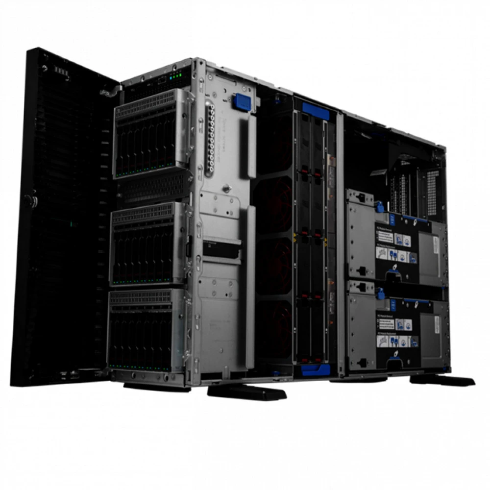 Сервер HPE ProLiant ML350 Gen11 P83113-425 Tower, Xeon Silver 4510, 2400 МГц, 12, 30, 1 x 32 ГБ, LFF 3.5", 4, 2x 4 ТБ