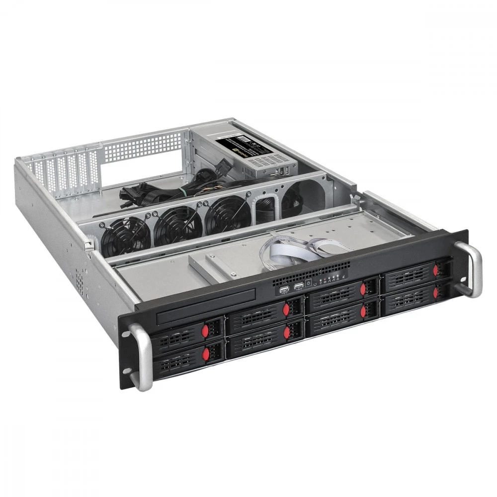 Серверный корпус ExeGate Pro 2U550-HS08/Redundant 2x1200W EX292417RUS