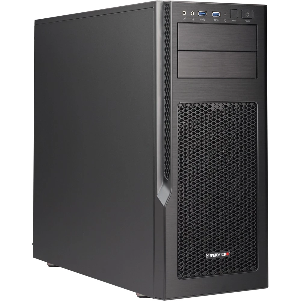 Серверный корпус Supermicro S5 Mid-Tower Chassis for System Assembly (Black) w/ 750w CSE-GS5A-754K