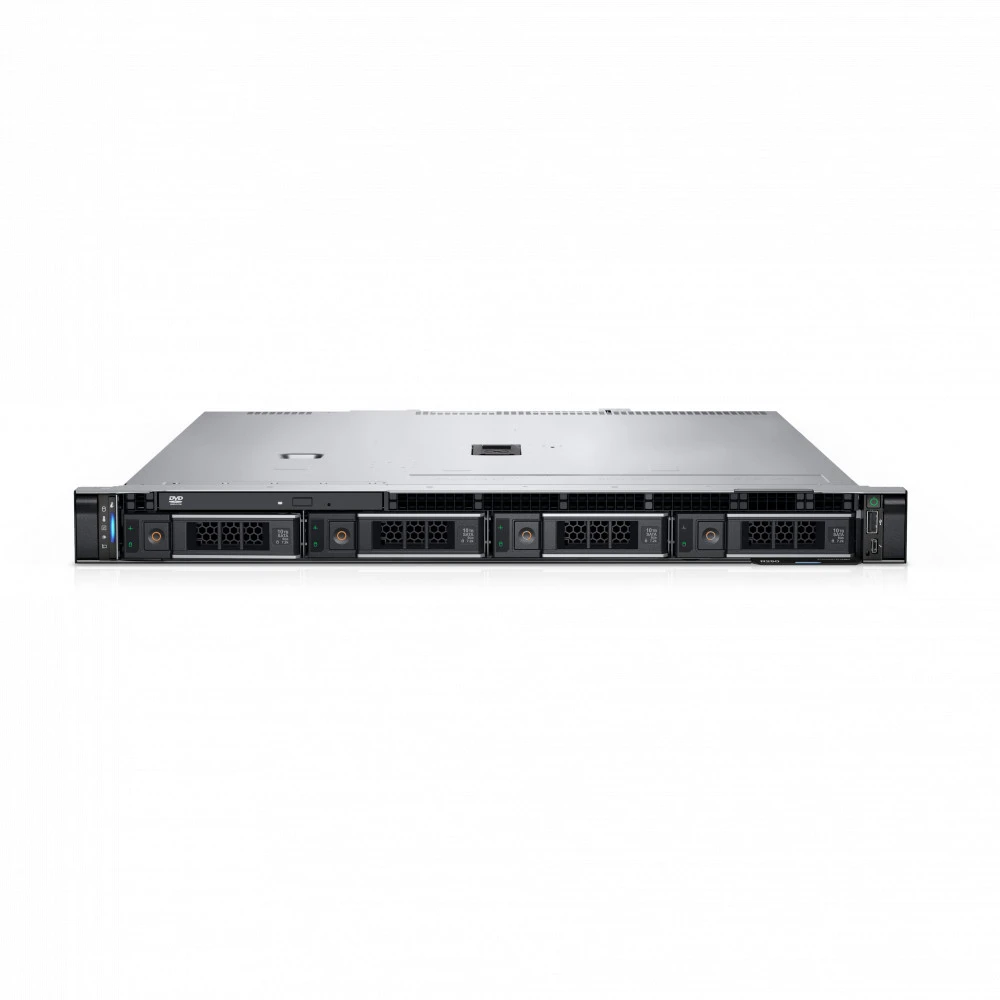 Сервер Dell PowerEdge R250 Server 210-BBOP_RRC2 1U Rack, Xeon E-2324G, 3100 МГц, 4, 8, 1 x 16 ГБ, LFF 3.5", 4, 1x 1 ТБ
