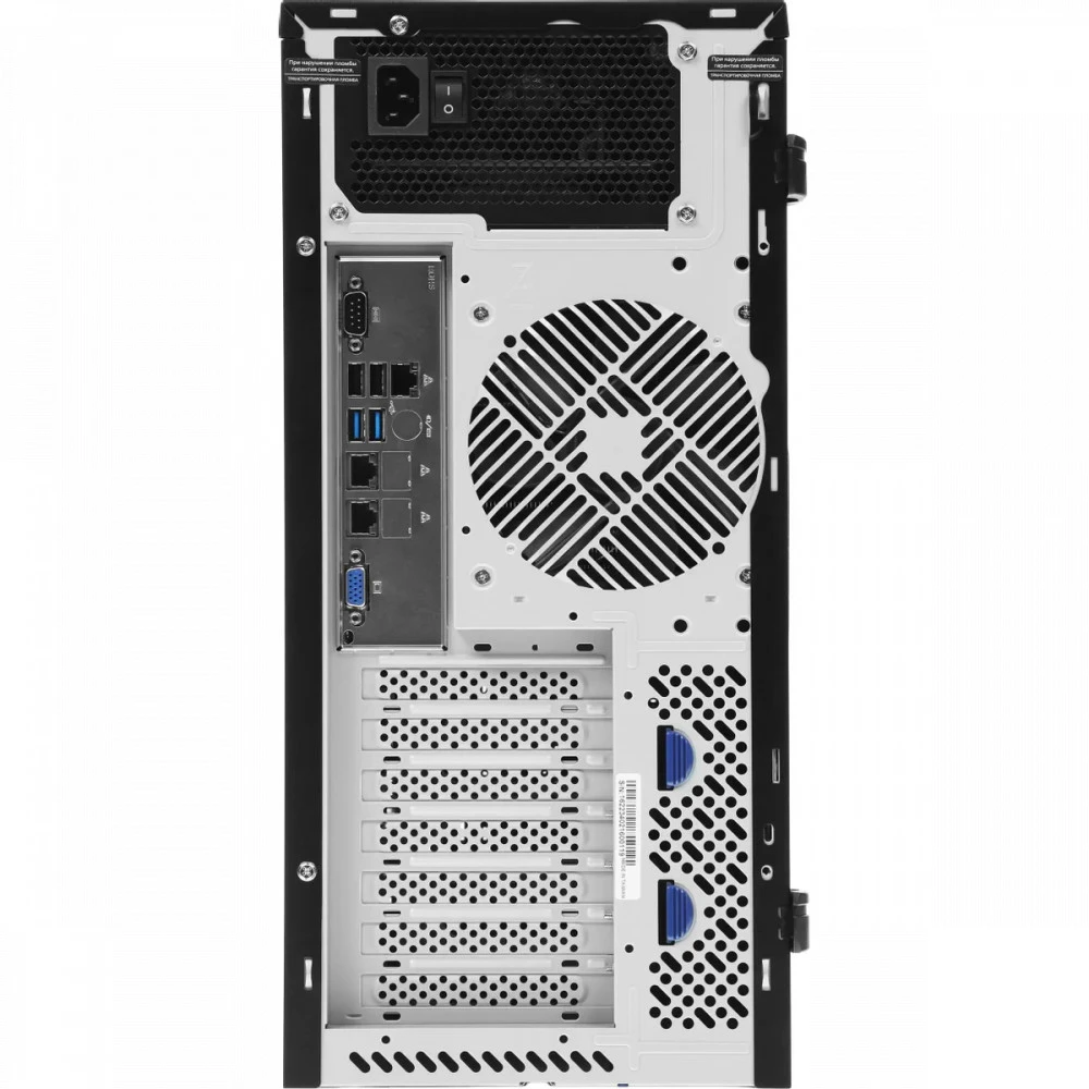 Сервер iRU Rock W9105P 2143273 Tower, Xeon Gold 6234, 3300 МГц, 8, 24.75, 2 x 16 ГБ, SFF 2.5" + LFF 3.5", 5, 1x 500 ГБ