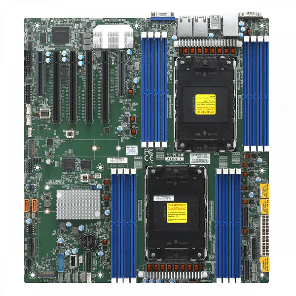 Сервер Supermicro SSG-641E-E1CR24H SSG-641E-E1CR24H. 4U Rack, Xeon Gold 6544Y, 3600 МГц, 16, 45, 4 x 64 ГБ, SFF 2.5" + LFF 3.5", 24, 1x 480 ГБ
