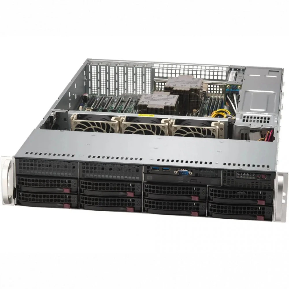 Сервер Supermicro VFG-SYS-622B-TRT-155 2U Rack, Xeon 6517P, 3200 МГц, 16, 72, 1 x 32 ГБ, LFF 3.5", 10, 1x 480 ГБ