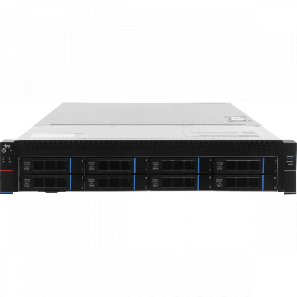 Сервер iRU Rock G2208IG3 2156162 2U Rack, Xeon Gold 6326, 2900 МГц, 16, 24, 2 x 32 ГБ, SFF 2.5" + LFF 3.5", 10, 2x 480 ГБ, 2x 2 ТБ