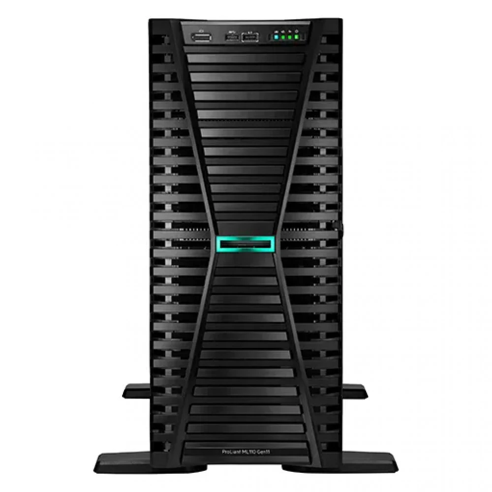 Сервер HPE ML110 Gen11 P83112-425 Tower, Xeon Silver 4514Y, 2000 МГц, 16, 30, 2 x 32 ГБ, SFF 2.5", 8, 2x 480 ГБ