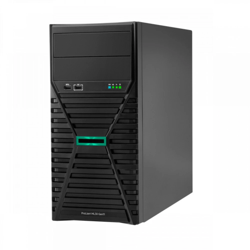 Сервер HPE ProLiant ML30 Gen11 6325P P87464-425 Tower, Xeon 6325P, 3500 МГц, 4, 12, 1 x 32 ГБ, SFF 2.5", 8