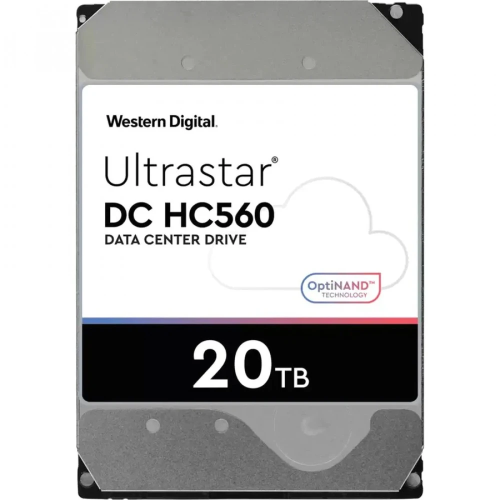 Серверный жесткий диск Western Digital ULTRASTAR DC HC560 WUH722020BL5204 3,5 LFF, 20 ТБ, SAS
