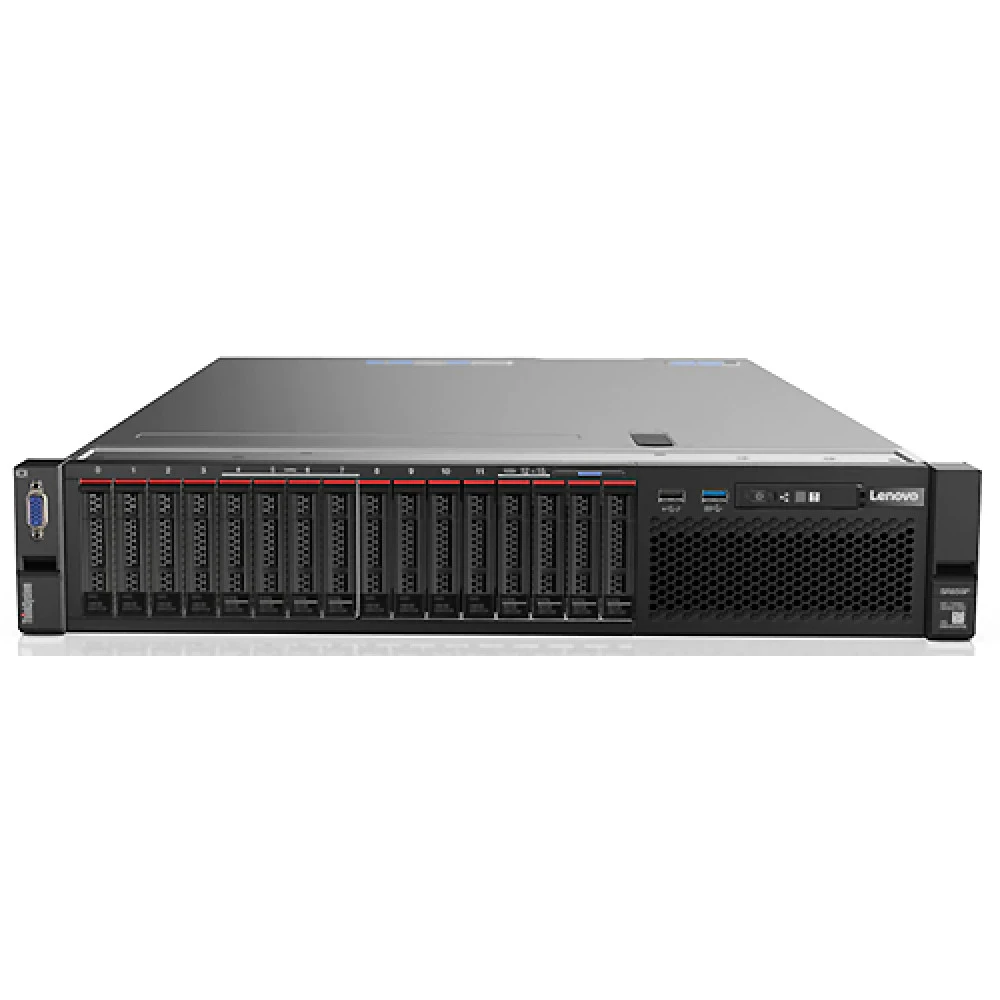 Сервер Lenovo ThinkSystem SR850P 7D2GS2FS00. 2U Rack, Xeon Gold 6252, 2100 МГц, 24, 35.75, 24 x 64 ГБ, SFF 2.5", 16, 2x 960 ГБ