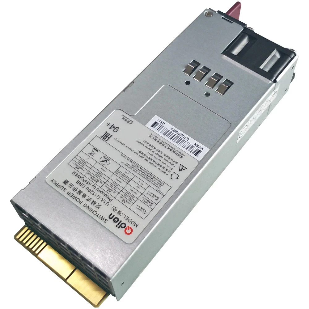 Серверный блок питания Qdion U1A-D11200-DRB P/N:99MAD11200I1170411 CRPS 1U Module 1200W 1U, 1200 Вт
