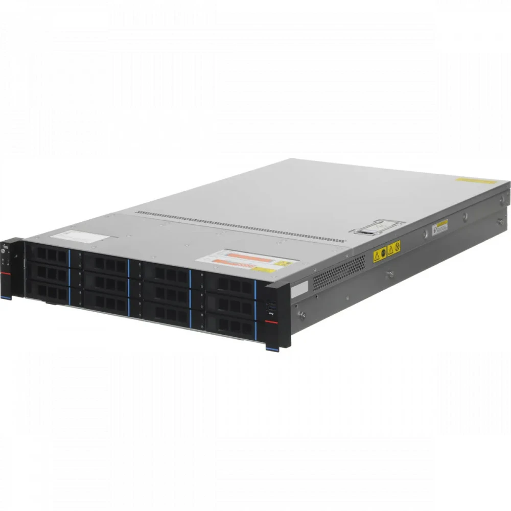 Сервер iRU Rock s2112a 2158641 2U Rack, EPYC 9554, 3100 МГц, 64, 256, 2 x 32 ГБ, SFF 2.5" + LFF 3.5", 14