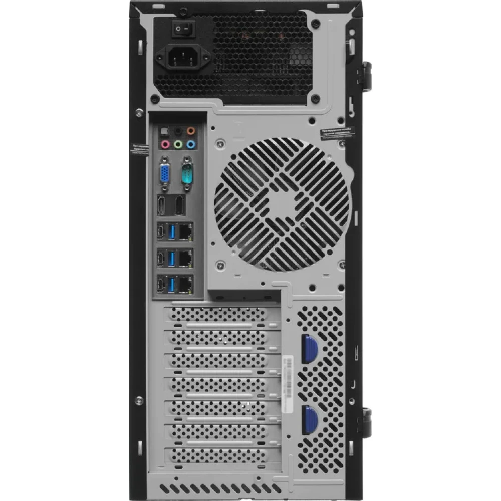 Сервер iRU Rock S9104A 2140240 Tower, AMD Ryzen 5 7600, 3800 МГц, 6, 6, 1 x 16 ГБ, SFF 2.5" + LFF 3.5", 5, 1x 1 ТБ